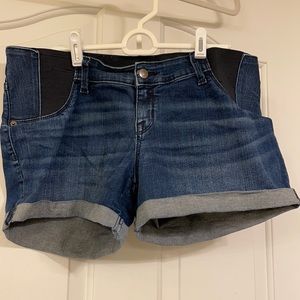 Isabel Maternity Midi Jean Short- Size 8
